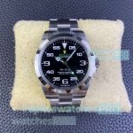Clean Factory Replica The Best Rolex Air-King Swiss 3230 Black Dial Watch 40MM